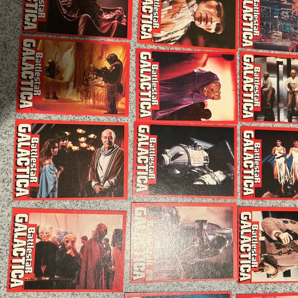 Complete 1978 Vintage Battlestar Galactica Collectors card set 1-36 - Picture 5 of 16